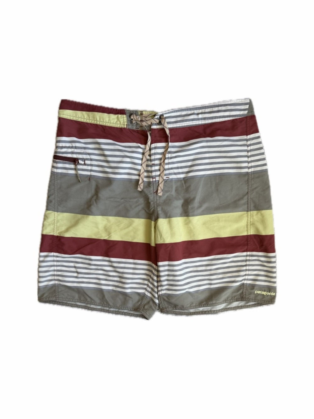 Y2K Patagonia Men's Striped Board Shorts — Size 36